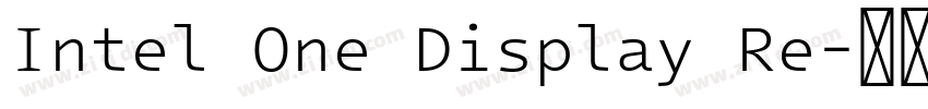 Intel One Display Re字体转换